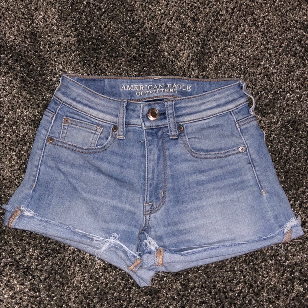 American Eagle High Rise Jean Shorts